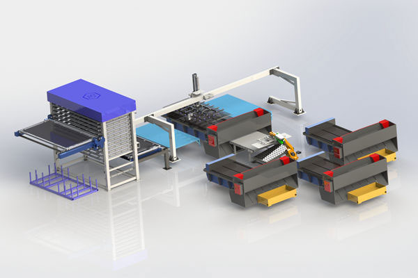 剪板料庫(kù)自動(dòng)化生產(chǎn)線